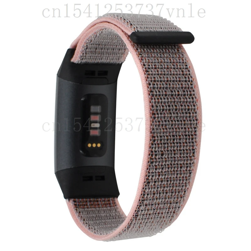 Nylon Watch Strap For Fitbit Charge 3 4 SE Band Soft Breathable Sport Bracelet Loop Wristbands For Fit Bit Charge3 4 2 5 Correa