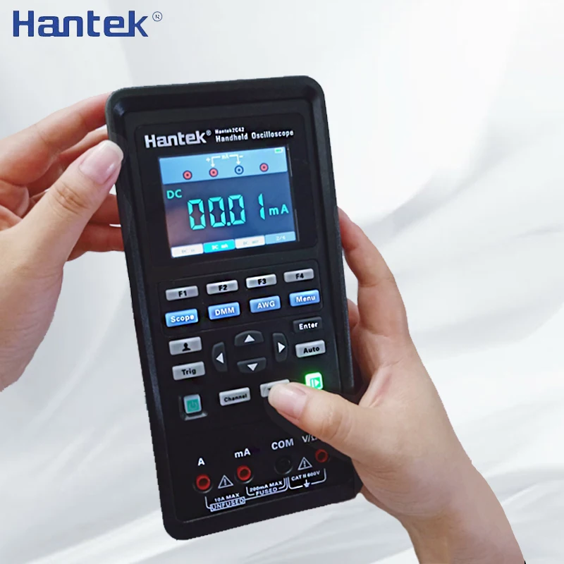 Hantek 2C42 2D42 Oscilloscope Digital Multimeter Tester Osciloscope Waveform Generator 3in1 Portable USB  2Channel 40mhz 70mhz