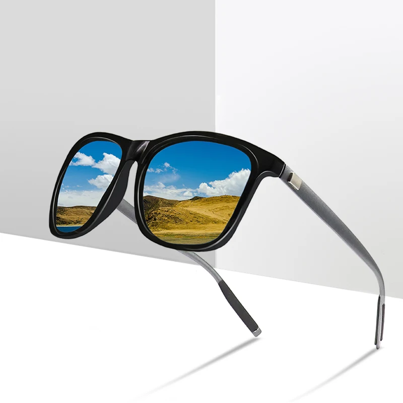 2024 Gepolariseerde Uv400 Sunglasse Mannen Verblinden Kleur Driver Klassiek Retro Merk Designer Licht Flexibele Zon Glas Oculos De Sol