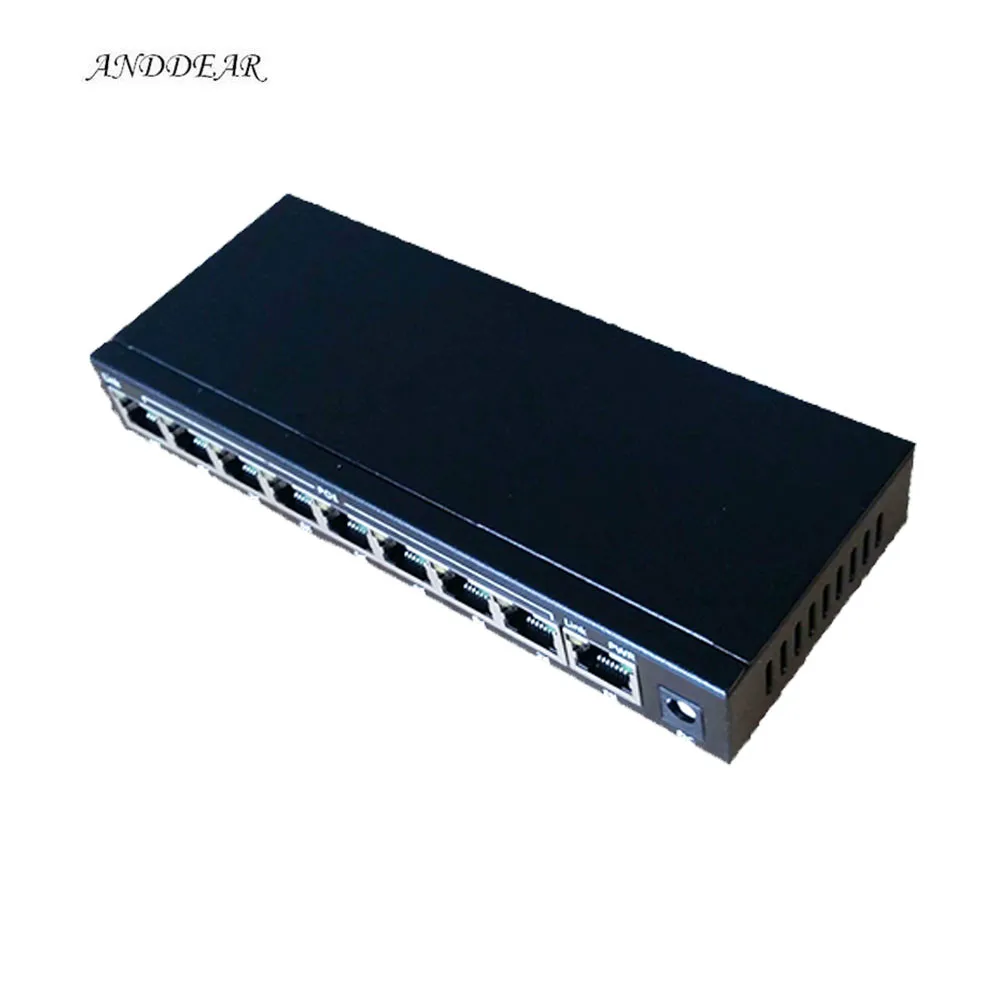 Ht 9 portas ethernet ieee802.3af poe switch ip telefone câmera tela led teto ap escola vlan cidade inteligente sem fio wi-fi comprimidos