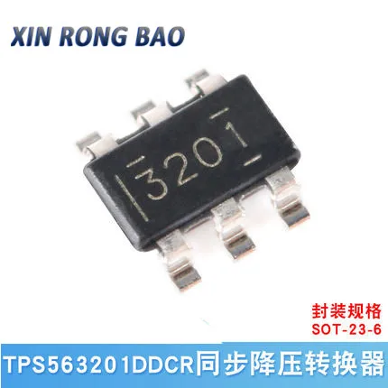 Chip IC nuevo y Original, TPS563201DDCR SOT23 TPS563201 3201 sot23-6 SMD, 5-10 Uds.