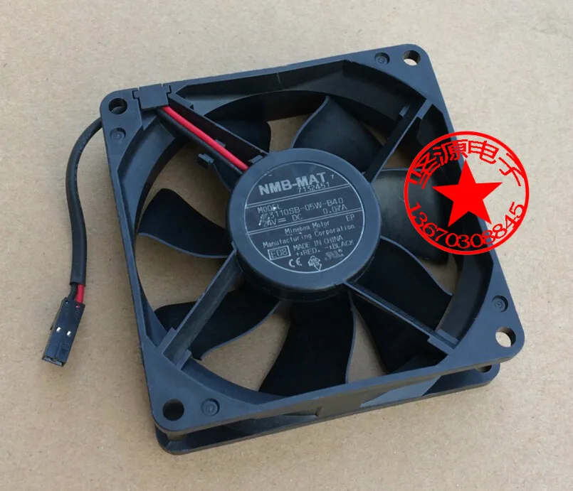 

NMB-MAT 3110SB-05W-B59 Server Cooling Fan DC 24V 0.09A 80x80x25mm 2-wire