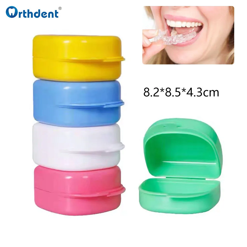 1 Pc Dental invisilign Retainer Case Denture schowek pojemnik sztuczne zęby urządzenie organizator dentysta pielęgnacja jamy ustnej akcesoria