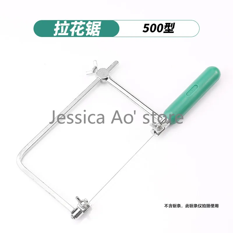 Jig Saw Hand Saw with Thin Diamond Saw Blade Cutting Wire Blade Superfine Wire Saw Jade Saw Blade Amber Beeswax Cutting