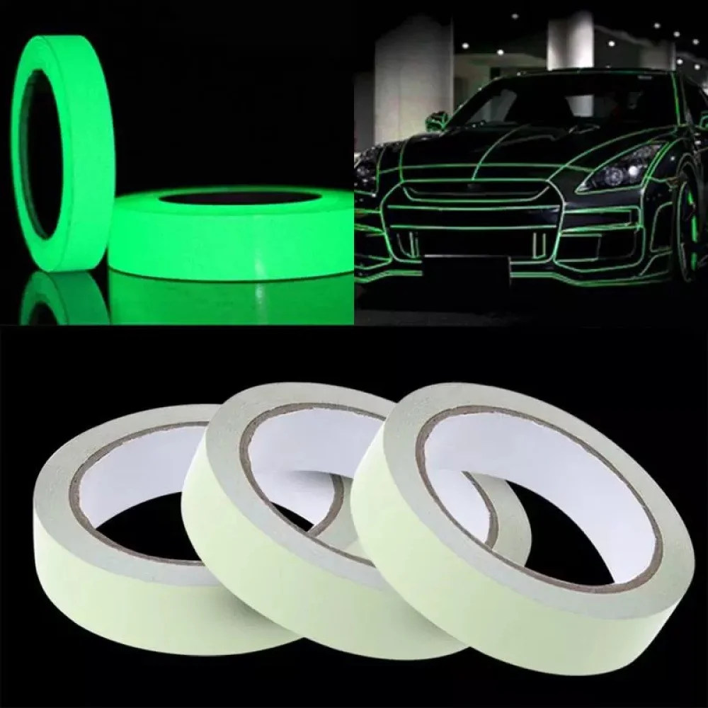 Sticker on Car Vinyl Reflective Warning Body Mark Decorative Safety Tape Door Exterior Personalized Fluorescence Accessories