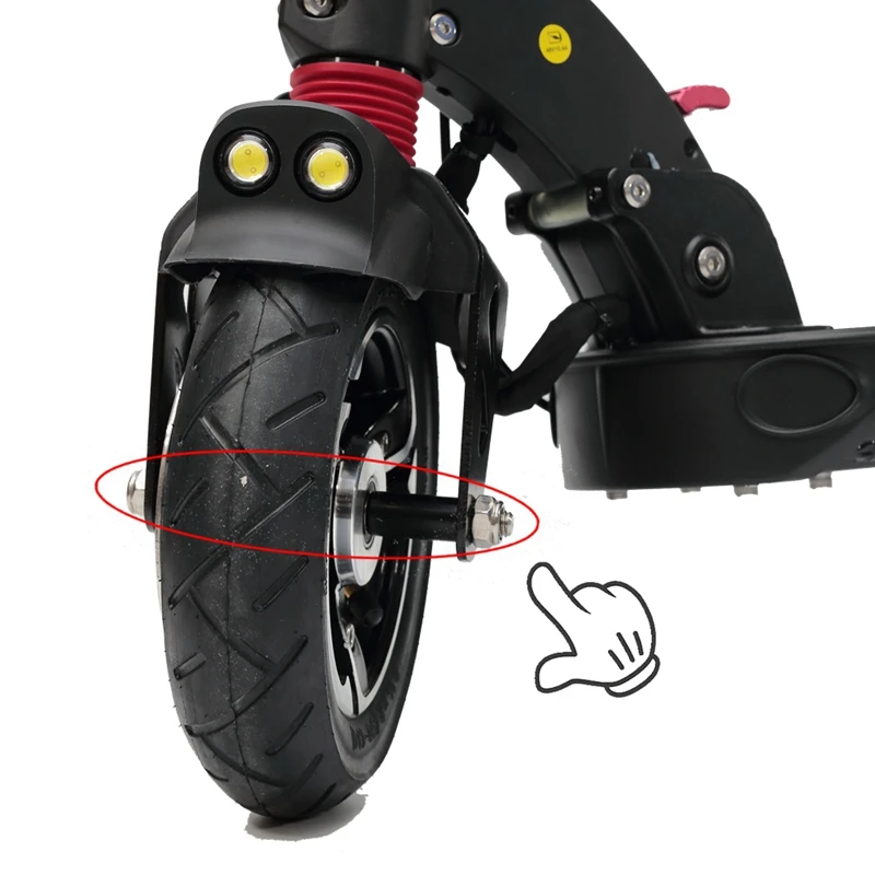 Axle Connecting Front Wheel and Front Forks Only Fit for Zero 8 9 10 Grace 8 9 10 Electric Scooter Axis Shaft