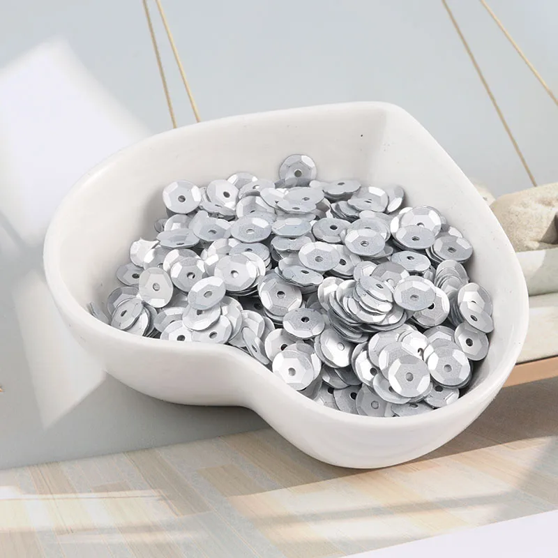 720pcs/Lot Matte Color 6mm CUP Round Sequins Paillettes Sewing Wedding Craft Scrapbook, Women Garments Accessories