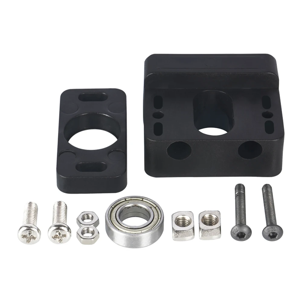 Landai Sumbu Z T8 Leadtime Memperbaiki Blok 3D Printer Memimpin Sekrup Blok Top Mount untuk CR-10/CR-10S, Ender Z-Rod Bearing Holder