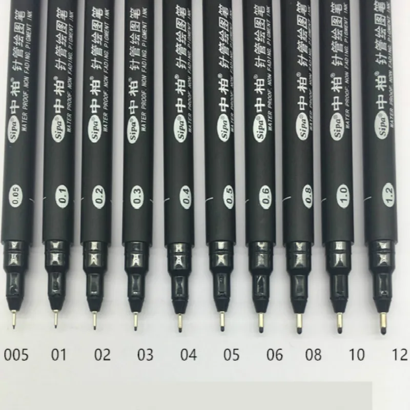 

Engineering Drawing Needle Pen Fineliner Pen Waterproof Hook Fine Line Pen Comic Stroke Pen Design Hand-painted Drawing Line Pen