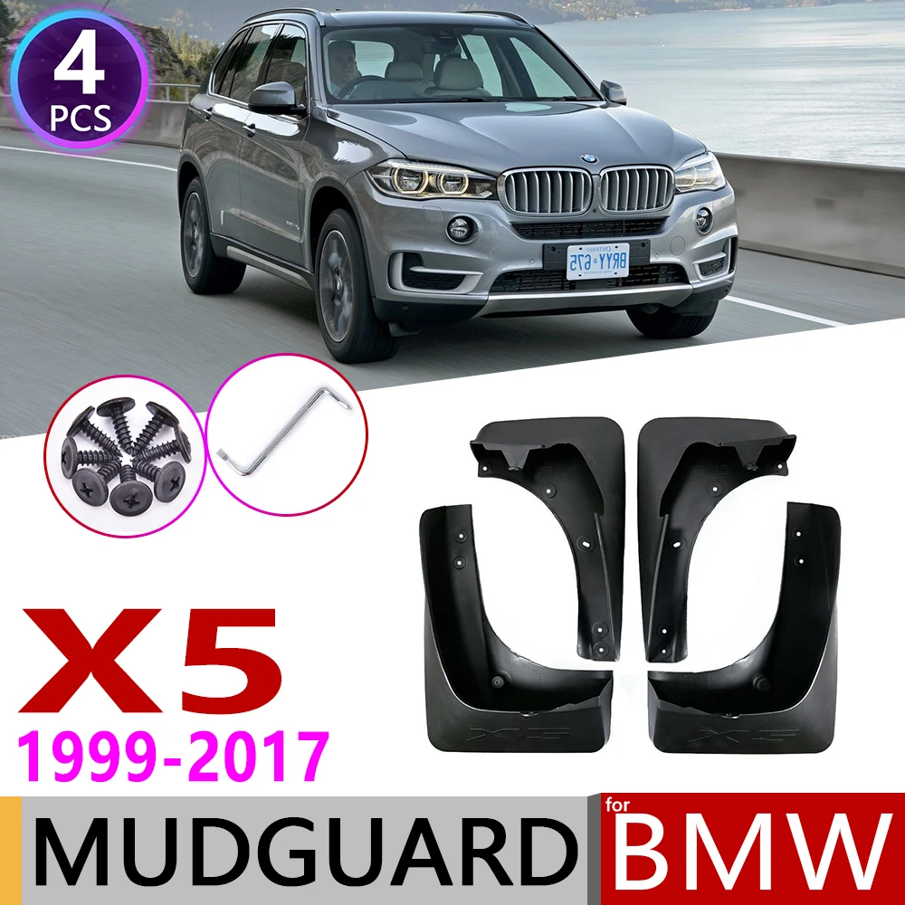 Mudflaps for BMW X5 E53 E70 F15 1999~2017 Fender Mud Flaps Guard Splash Flap Mudguards Accessories 2000 2005 2006 2010 2015 2016