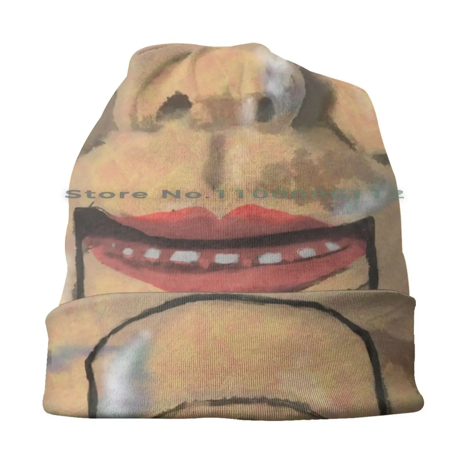 Ventriloquist Dummy Mask Bucket Hat Sun Cap Dummy Mouth Ventriloquist Foldable Outdoor Fisherman Hat