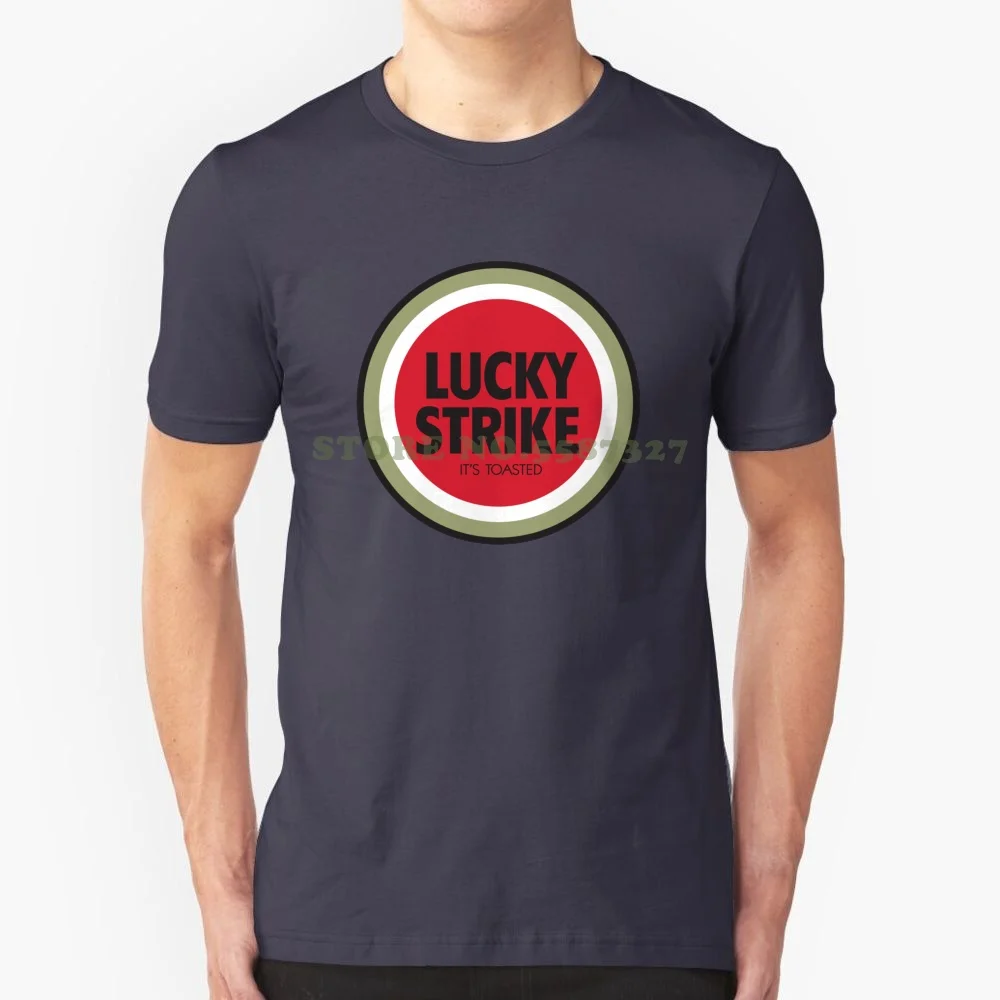 

Lucky Strike Cigarette Logo 100% Pure Cotton T-Shirt Smoking Ciggie Cigarettes Vape Weed 420 Smoke Tobacco Hipster Pop Art
