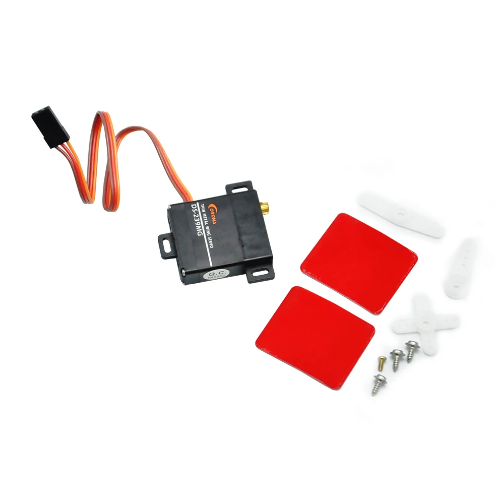 4PCS Corona DS239MG DS-239MG Digital Slim Wing Servo (Metal Gear) 4.6kg / 0.15sec / 22g RC Glider Radio Control Model Servo