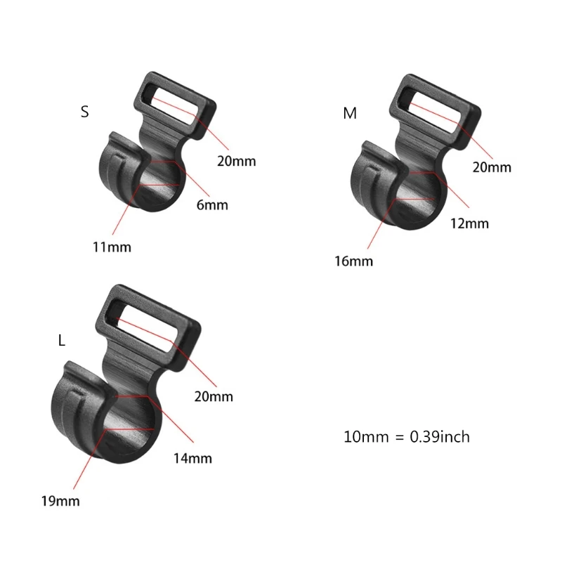 Ganchos de tienda F2TC, 10 unidades, para acampar, toldo de caravana, abrazadera de cuerda de viento, Clip de tienda a prueba de viento