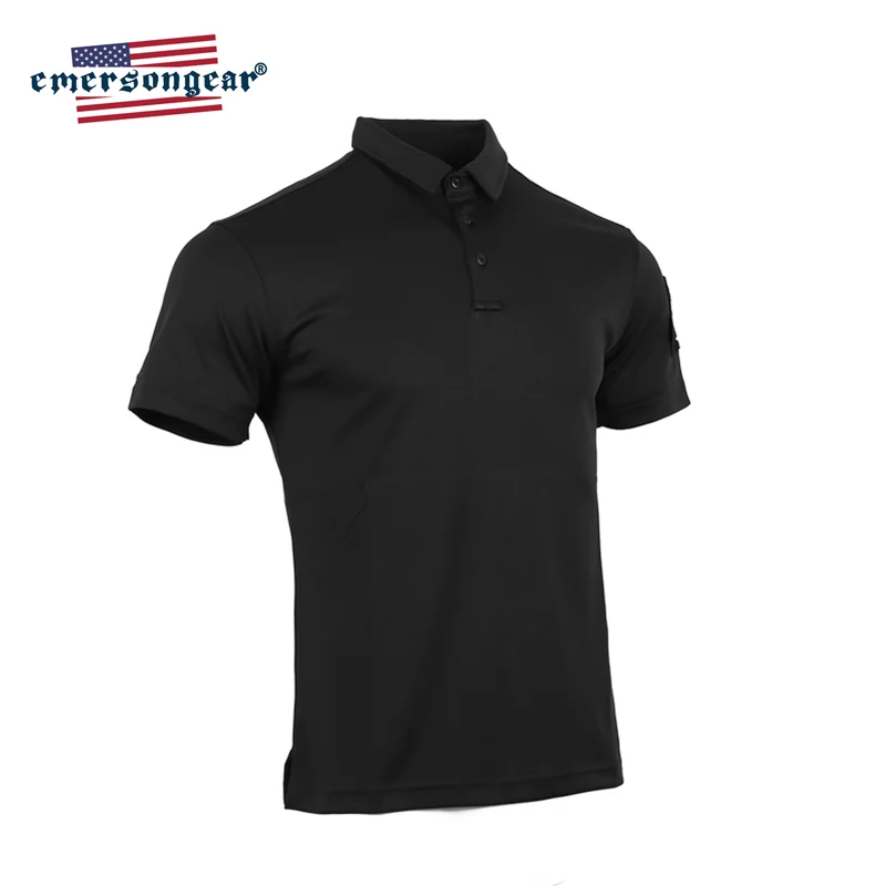Emersongear Polo táctico secado rápido – Azul para senderismo y caza - imagen 3
