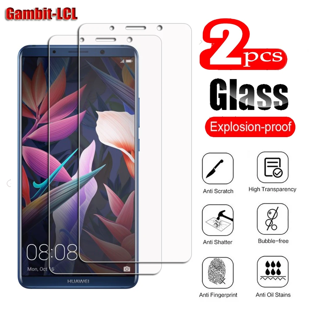 2PCS Original Protective Tempered Glass For Huawei Mate 10 Pro 5.9