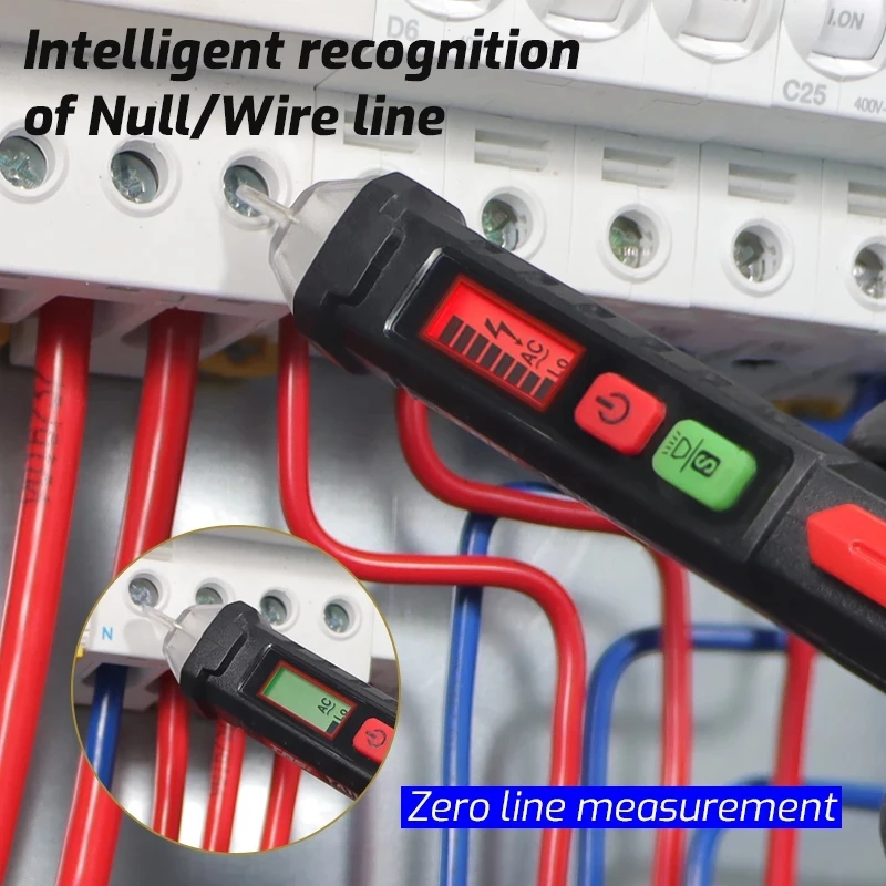 TASI TA11B Intelligent Non Contact 3 Phase Rotation Indicator AC Voltage Detector Electrical Instrument Alarm Pen Sensor Tester