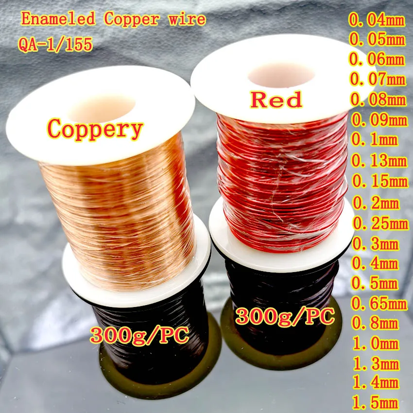 

300G/lot Copper Wire Enameled Copper Wire Magnetic Coil Motor Coil Transformer Inductor Wire Repair Winding DIY