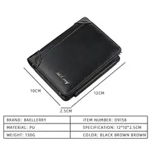 2022 Leather Men Wallet with Zipper #4