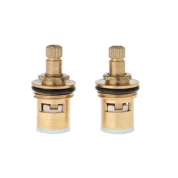 2 Pcs Faucet Replacement Brass 1/4 Turn G1/2