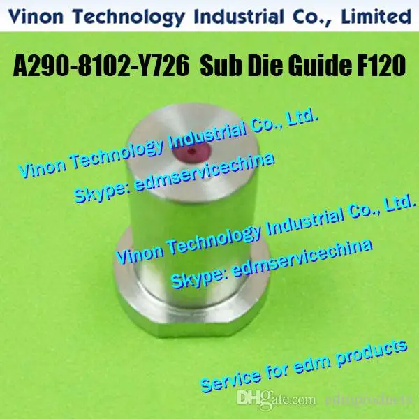 

A290-8102-Y726 F120 edm Sub Die Guide Ruby Upper Ø1.0mm A290-8110-Y726 for Fa nuc A,B,C,iA,iB machine, Sub Guide A2908110Y726