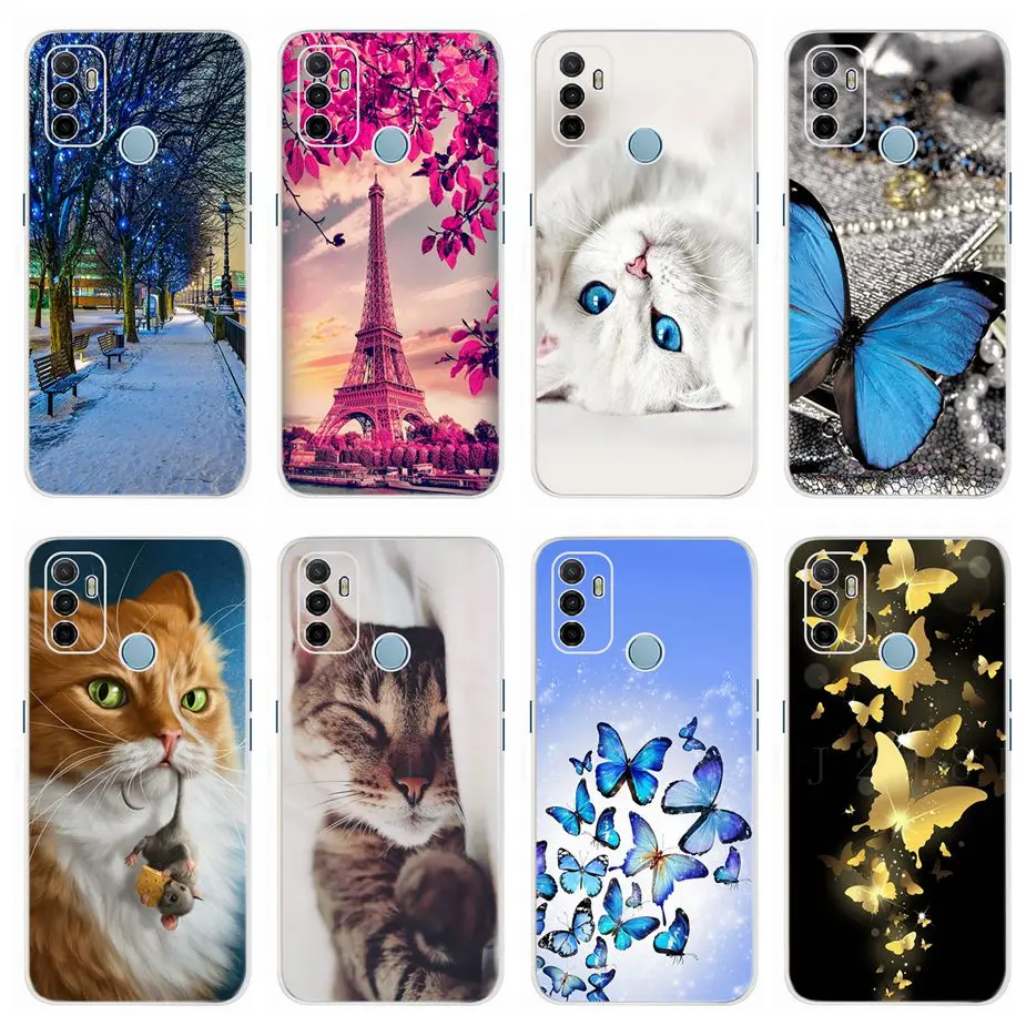 For Oppo A53 Case Oppo A53s Cover Fundas Soft Silicone TPU Phone Cases For Oppo A53 A 53 OppoA53 s Protective Coque Bumper 6.5''