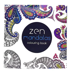 1 Pcs New 24 Pages Mandalas Flower Coloring Book For Children Adult Relieve Stress Kill Time Graffiti Painting Drawing Art Book