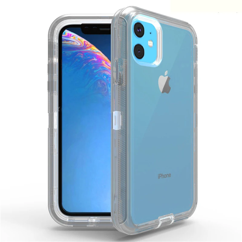Custodia Defender per iPhone 16 15 13 14 11 12 pro Max Mini Cover antiurto per iPhone 6 6S 7 8 Plus X XS Max XR Custodia pesante in gomma