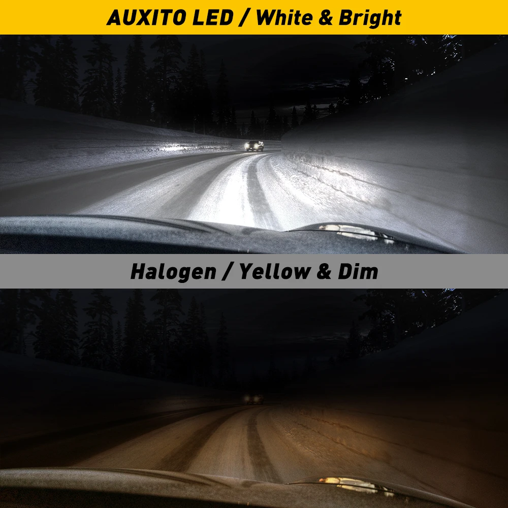AUXITO Mini H4 Led H7 H11 ZES 6500K 12000LM 60W 9003 H9 H8 LED Bulb HB3 9005 9006 HB4 Car Headlight Bulb WireleAuto Lamp 12V 24V