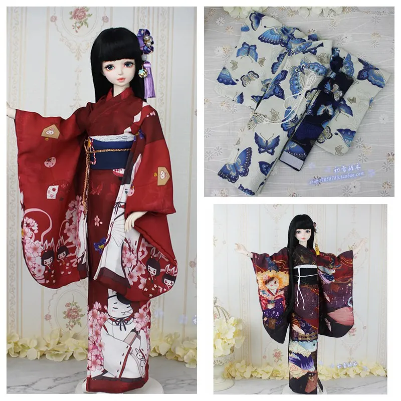 

OB11 Blyth 1/6 1/4 1/3 scale BJD clothes Japanese kimono yukata for BJD/SD OB27 YOSD doll accessories,not included doll E2433