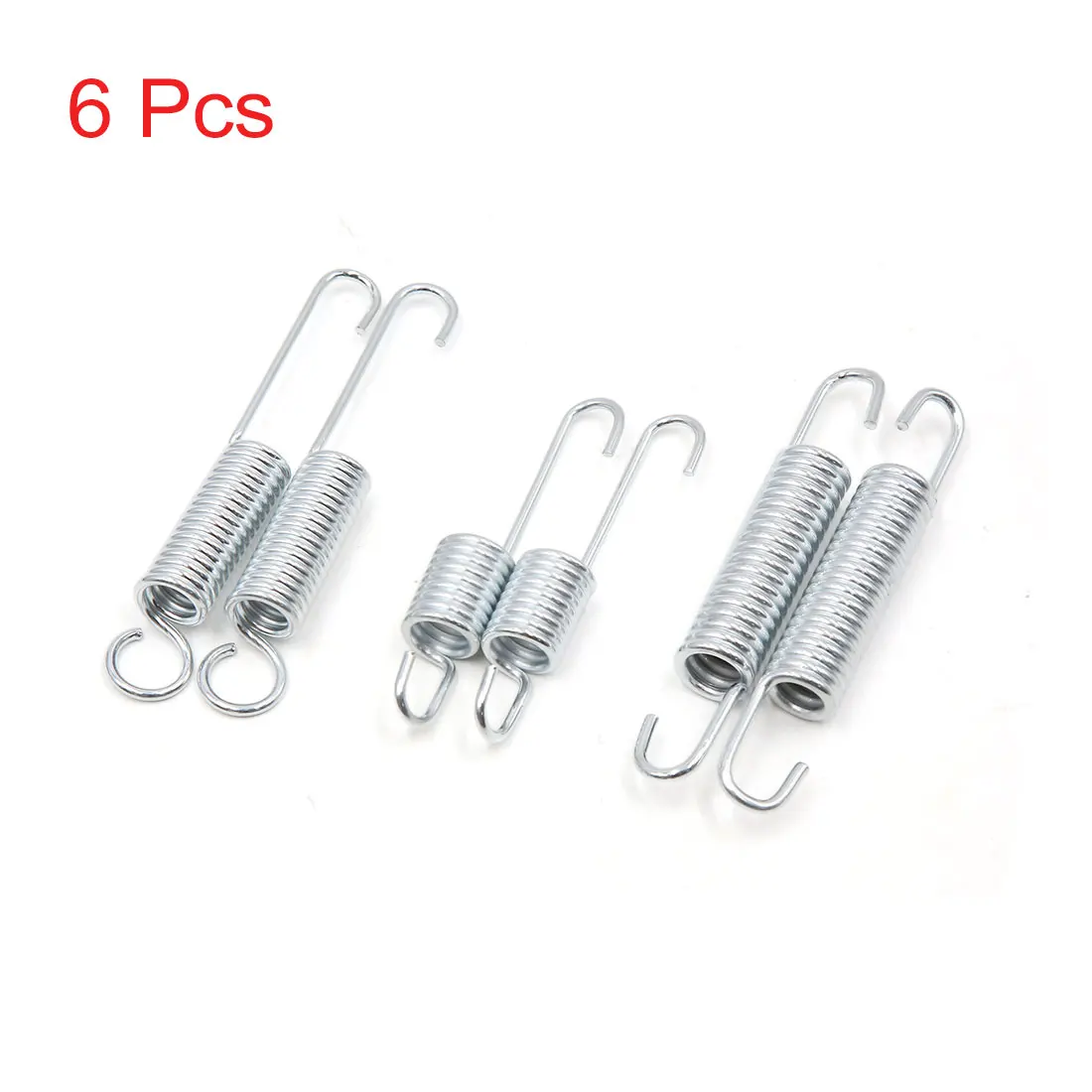 Motoforti 3 in 1 Ring Metal Motorcycle Side Stands Kickstand Spring Silver Tone Stand Spring For Motorcycle