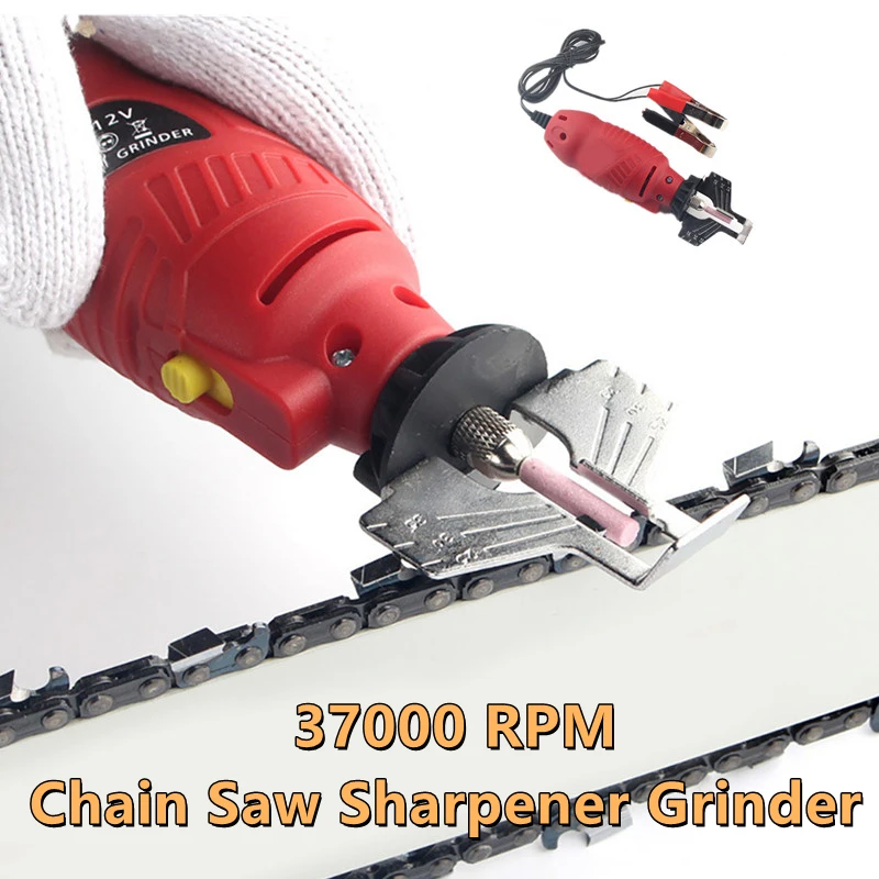 

Electric Power Chain Saw Sharpener Grinder Machine Mini Handheld Drill Grinder File Milling Machines with Universal Adapter