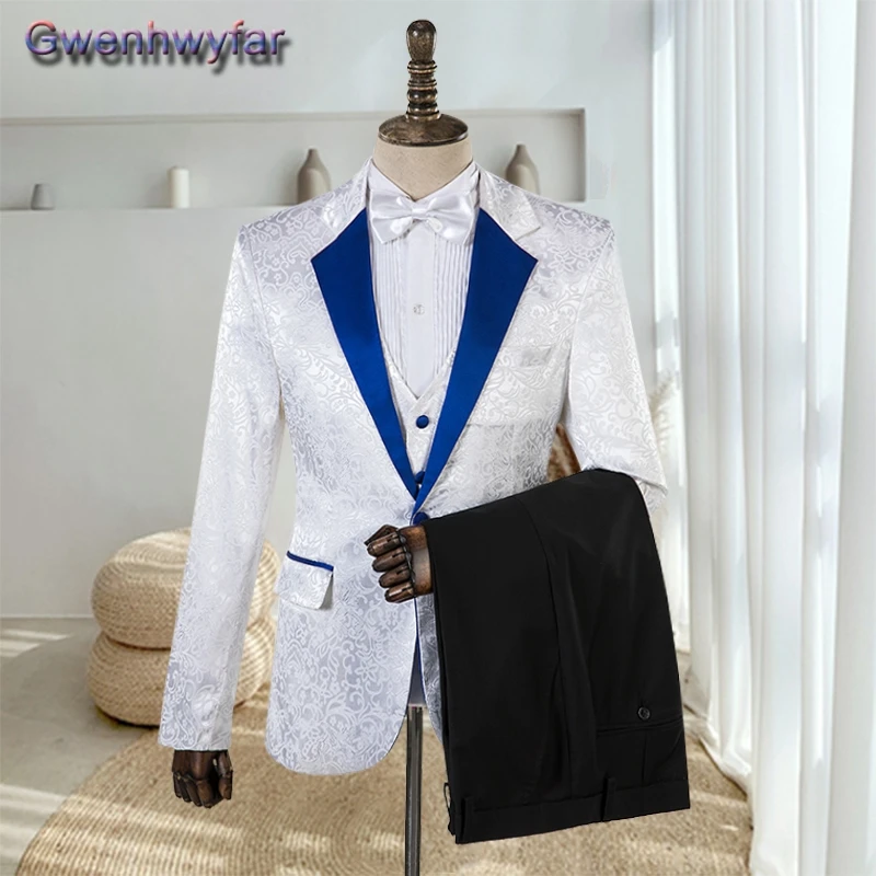 

Gwenhwyfar 2023 Best Men Groom Wedding Dress Suit Peak Lapel Custome Homme For Party Dinner Four Season Casual Groomsmen Tuxedo