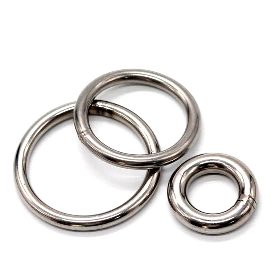 3mm-14mm 304 Stainless Steel Welded Circle Rings ,J029