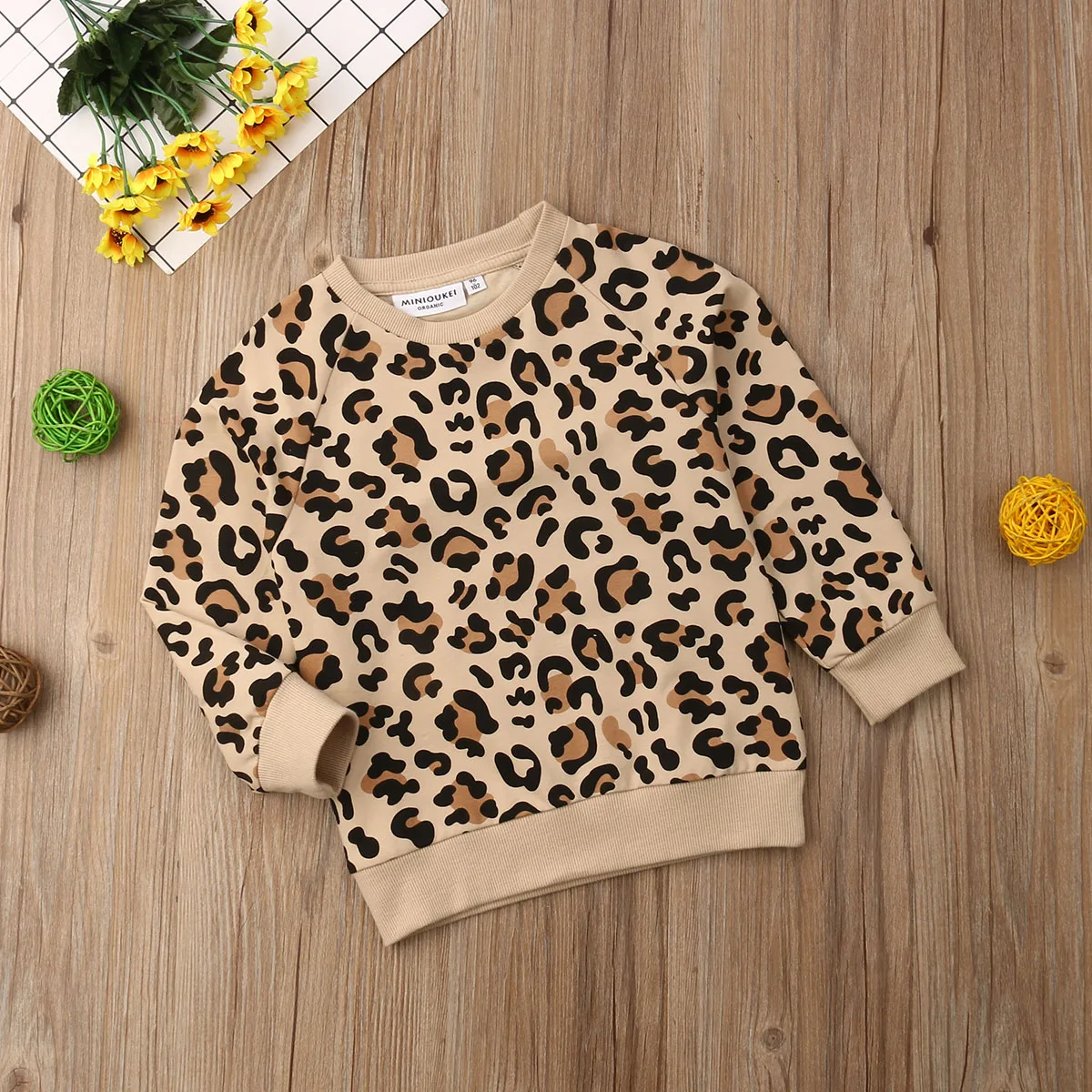 Pudcoco Autumn Winter Children Kids Boys Sweaters Baby Girl Winter Clothes Sweater Leopard Bunny Print Toddler Pulover 1-7 Years