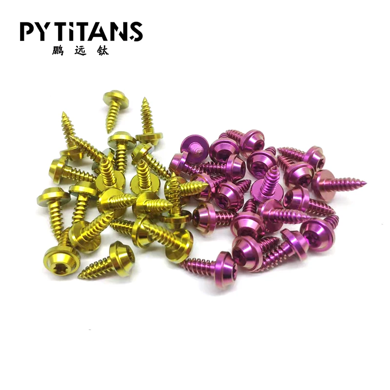 

PYTITTANS Brand M4 M5 wood furniture titanium alloy self-tapping bolts Factory Price