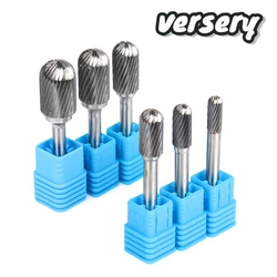 1pc Tungsten Carbide Rotary File Tool Point Burr C Ball Nose 6mm 1/4 Shank Die Grinder Abrasive Tools Drill Milling Carving Bit