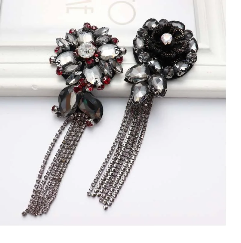 สติ๊กเกอร์ผ้าอินทรธนูฝอยแฮนด์เมด เสื้อผ้า DIY รองเท้า และหมวก สติ๊กเกอร์ตกแต่งแพทช์