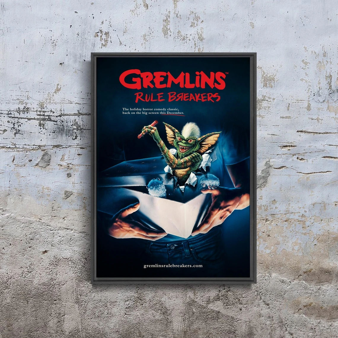 Gremlins Rule Breakers Poster Movie Cover Canvas Poster Print Home Wall Decoration Painting (No Frame)