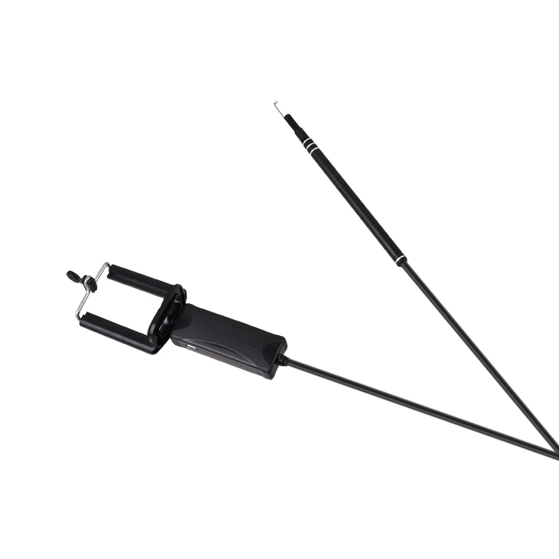 Limpador de orelha sem fio com otoscópio, câmera de inspeção, endoscópio, 5.5mm, 720p, wi-fi, hd, remoção de cera de ouvido