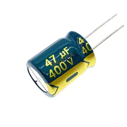 ๊ณ ์ฃผํ ์ ESR ์๋ฃจ๋ฏธ๋ ์ ํด ์บํจ์ํฐ, 400V, 47UF, 13x20mm, 47UF, 400V, 5 ๊ฐ