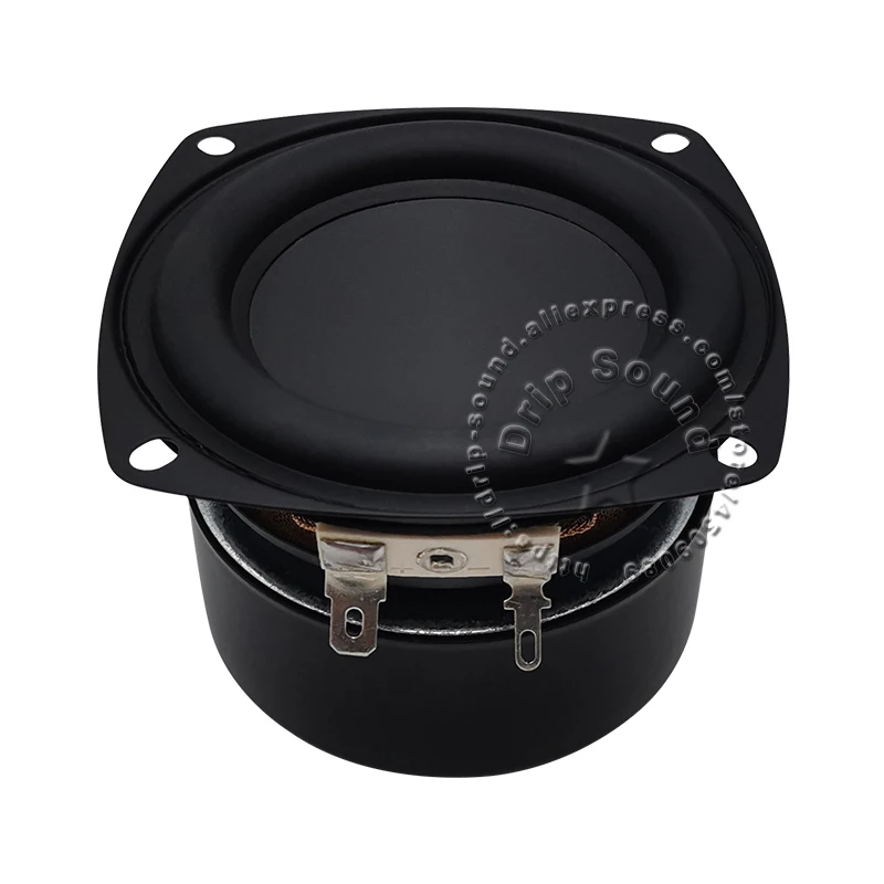 

3" inch 4/8Ohm 25W Fire Grade HIFI Heavy Stereo Wooder Mid Bass Audio Speaker Loudspeaker Rubber Edge Long Stroke 78mm/3.08"