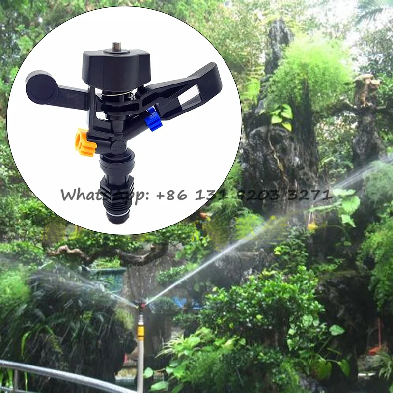 

1/2'' Male Thread Irrigation System Lawn Accessory Agricultural Water Sprayer Rocker Arm Spray Nozzle Plastic Rotating Sprinkler