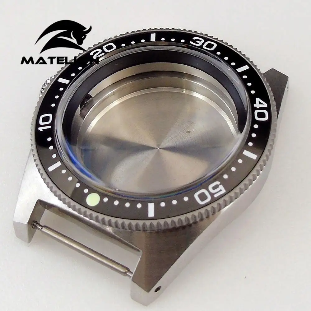 300M Diver 40mm Stainless Steel Watch Case fit 62MAS NH35A NH36A Bow Sapphire Glass Screw down Crown ceramic bezel