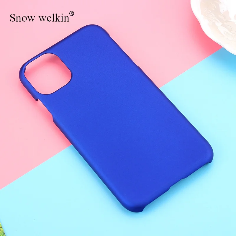 For iPhone 14 13 Plus Case New Luxury Rubberized Matte Hard Plastic Back Cover For Apple iPhone 11 12 13 mini Pro Max Phone Case