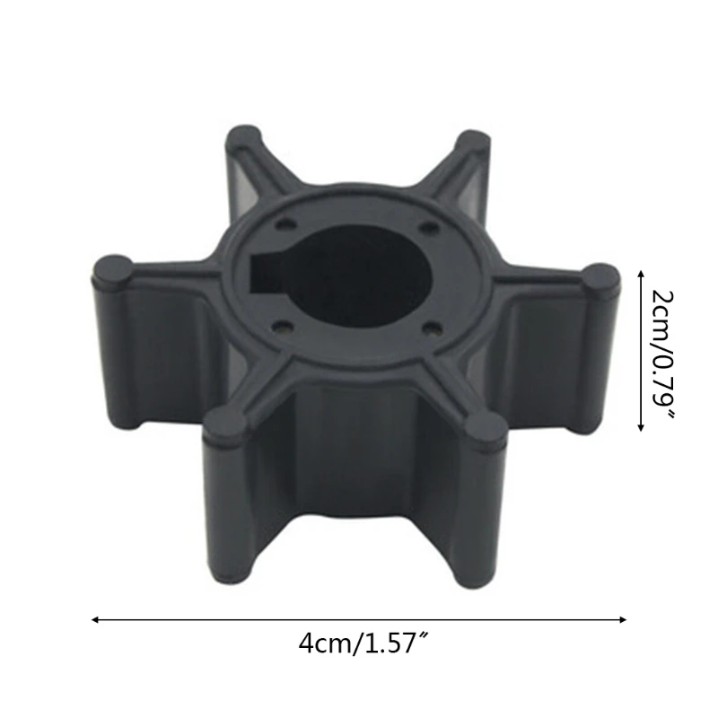 

D2TB Marine Water Pump Impeller Boat Engine Impeller Engine 6 Blade Compatible with 6E0-44352-00-00 Outboard Motor Accessory