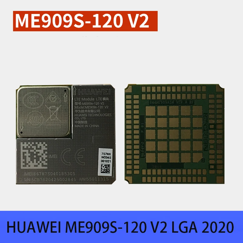 

2020 HUAWEI ME909S-120 V2 LGA FDD LTE 4G CAT4 Module B1 B2 B3 B4 B5 B7 B8 B20 EDGE/GPRS/GSM 850/900/1800/1900MHz PCM Voice