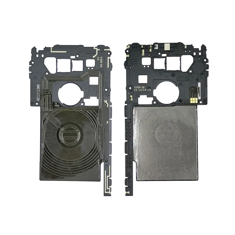 For LG V30 V45 V50 motherboard cover housing with wireless charging charger NFC flex cable Replacement Parts