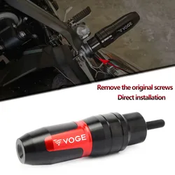 For Loncin Voge 300ac 200ac 500r 500ds Motorcycle CNC Aluminum Frame Exhaust Sliders Crash Protector Pads Crash silder with logo