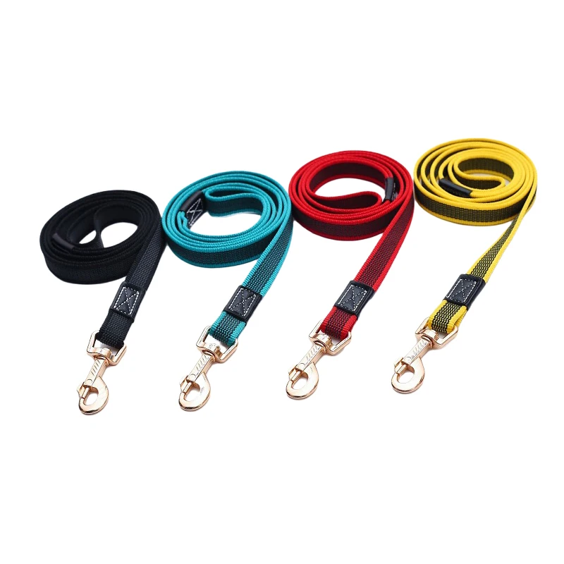 Dog Leash long Pet Lead Non-Slip Rubber Nylon Training Walking Rope work Dog Leashes For Small Medium Large big Dogs 2m 3m 5m